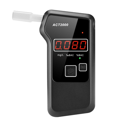 Variable units breathing alcohol tester LED fuel cell breathalyzer ACT2000 ACT2000