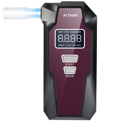 2022 new professional alcohol tester fuel cell breathalyzer in car accessories ACT5000