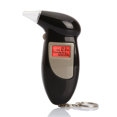 Digital LCD Display Breathalyzer Alcohol Tester Breath Analyzer Personal Testing Chain Head Digital Alcohol Breathalyzer 68s