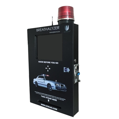 Coin operated alcohol breath analyzer high sensitivity breathalyzer vending machine