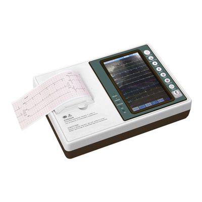 Portable Hospital Ecg Monitor Digital Electrocardiograph Ekg 3 Channel Ecg Machine With Touch Screen